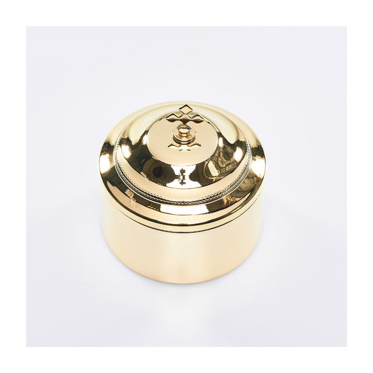 3 1/2" Diameter Gold Plated Host Box