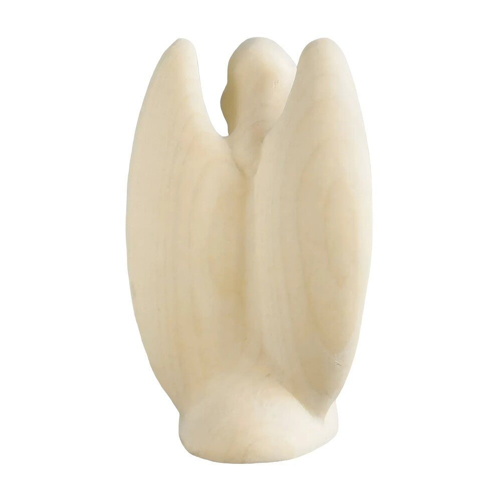Guardian Angel with Child Hand-carved in Maple Wood