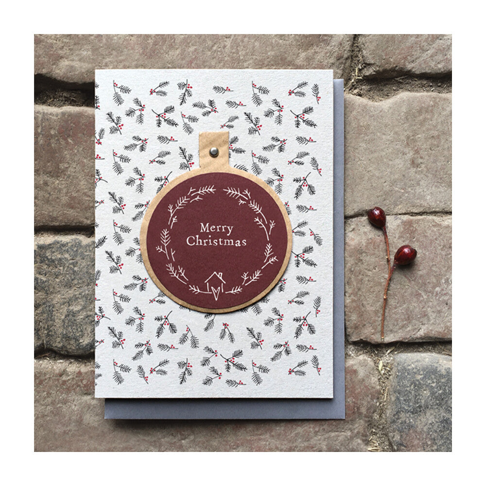 Bauble Christmas Cards Pack of 2