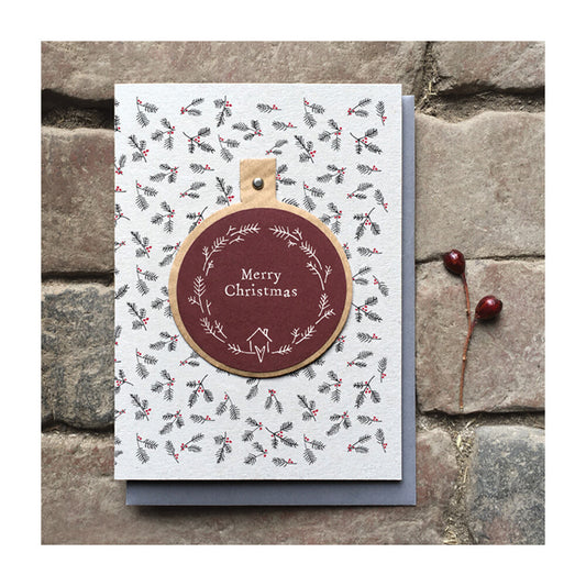 Bauble Christmas Cards Pack of 2