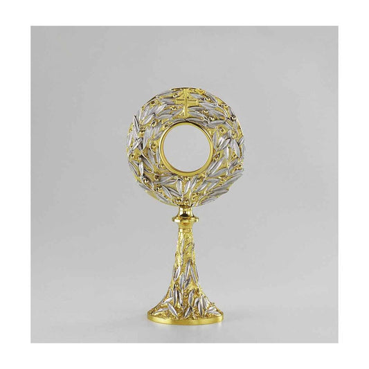 13" High Silver & Gold Plated Monstrance