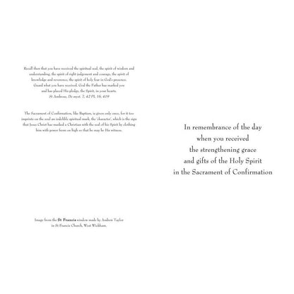 5 7/8” High Confirmation Card, DVCONJ