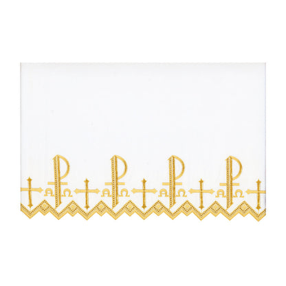 Gold Silk Embroidered Altar Cloth - Design BV1808