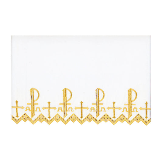 Gold Silk Embroidered Altar Cloth - Design BV1808