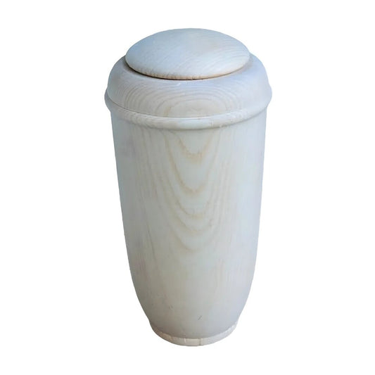 Handcrafted Natural Wood Urn for Four-Legged Friends