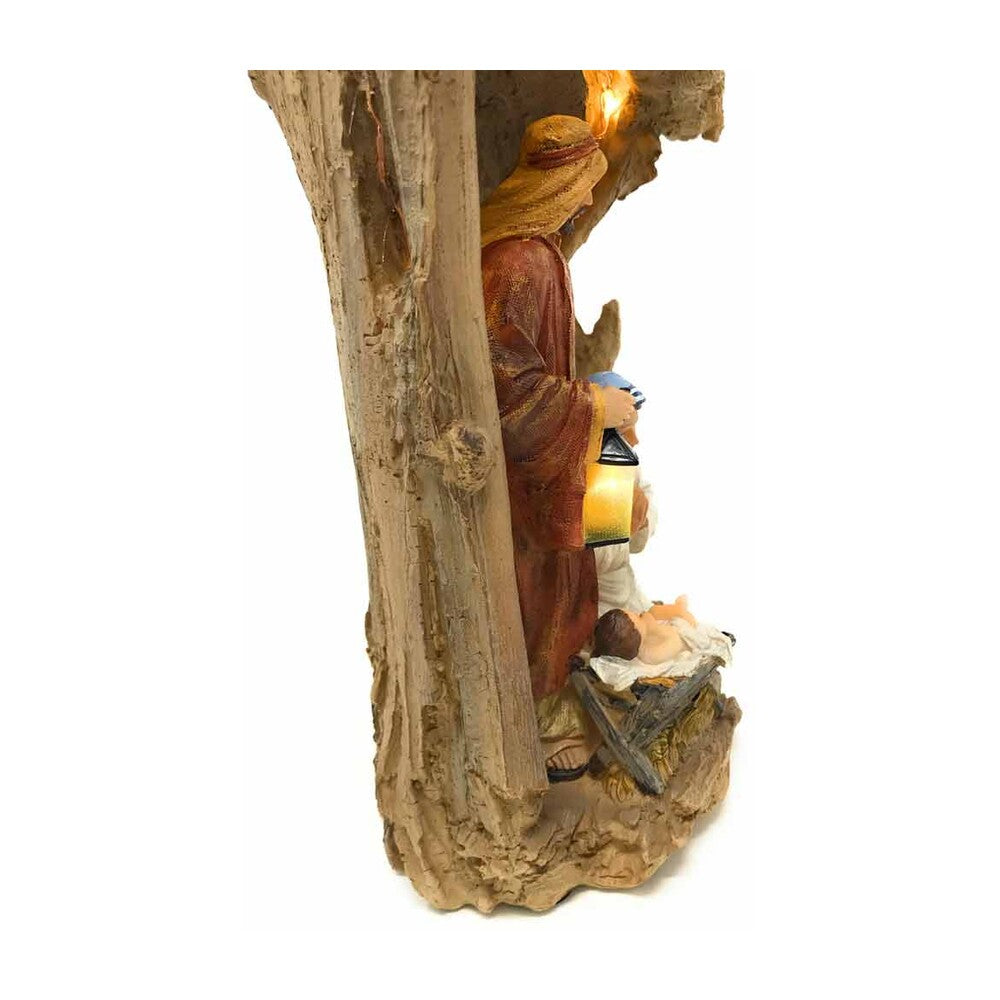 Three Kings Gift, The Original Gifts of Christmas Driftwood Creche Holy Family