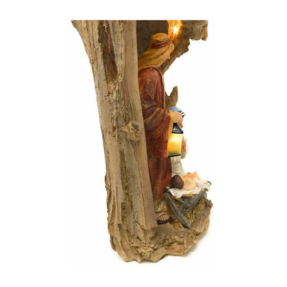 Three Kings Gift, The Original Gifts of Christmas Driftwood Creche Holy Family