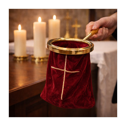 Traditional Velvet Offering Bag