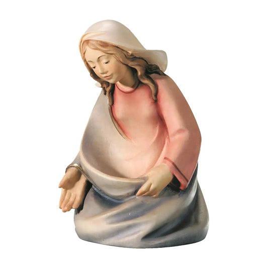 Kneeling Mary in Maple Wood