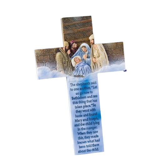 Christmas Prayer Wall Cross