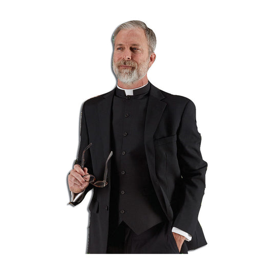 R. J. Toomey Black Clergy Vest/Waistcoat