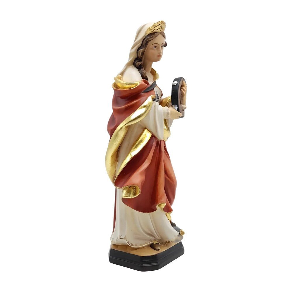 Saint Catherine of Alexandria Statue - Val Gardena Wood Sculpture
