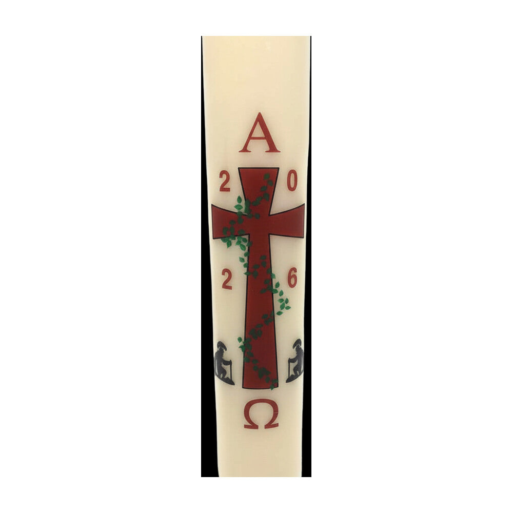 Cross with Roman Soldiers Paschal Candle