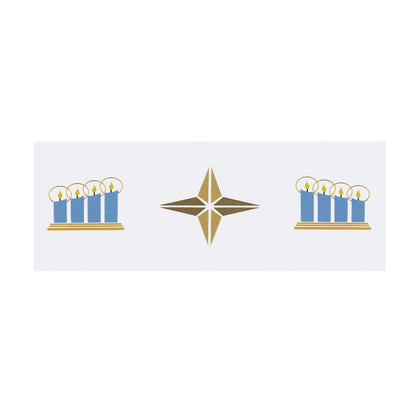 Washable Fitted Altar Cloth - Design BVSL9445 Available In 6 Liturgical Colours