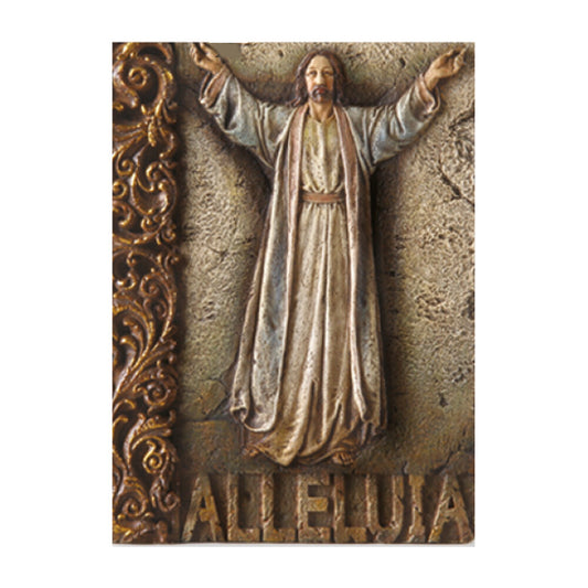 8" High Alleluia Wall Plaque