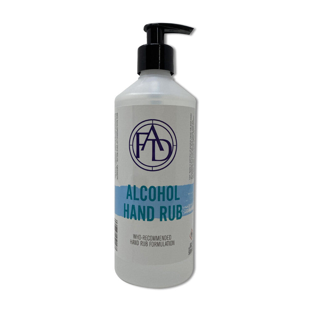 500ml 80% Alcohol Hand Rub Sanitiser