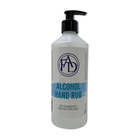 500ml 80% Alcohol Hand Rub Sanitiser