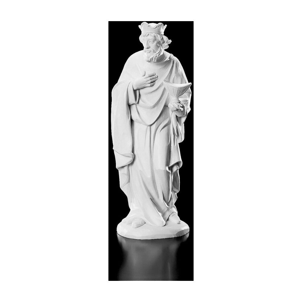 12 Piece White Resin Nativity