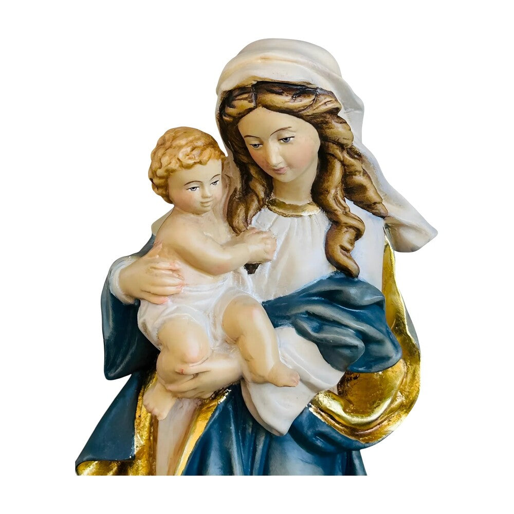Statue Our Lady of Reverence carved in Val Gardena Wood