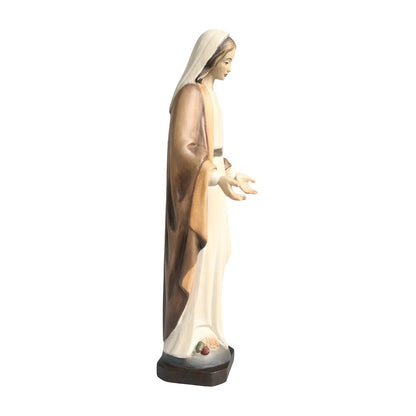 Wooden Sculpture Immaculate Conception Madonna from Val Gardena