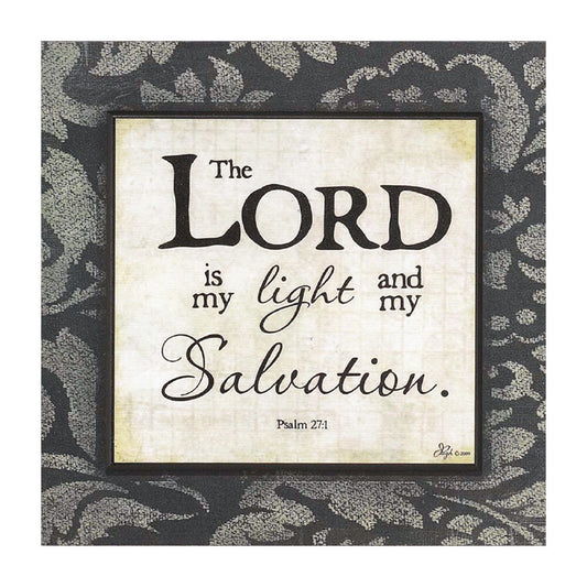 The Lord Is My Light Plaque