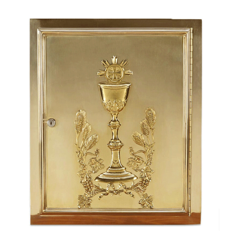 Chalice & Host Brass Tabernacle