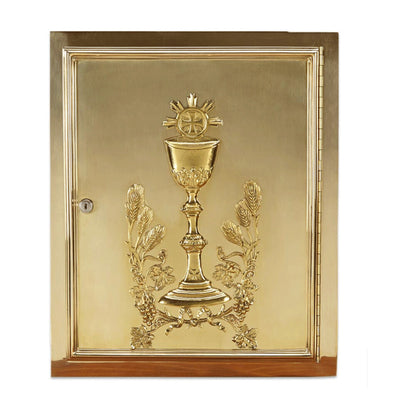 Chalice & Host Brass Tabernacle