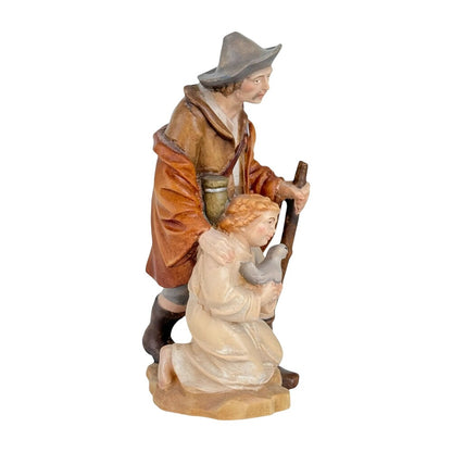 Shepherd and Child with Dove - Maple Wood