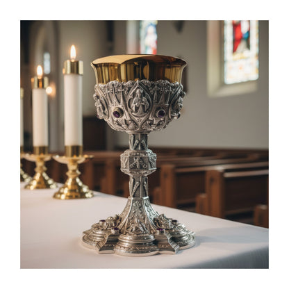 7" High Two Tone Twelve Apostles Chalice