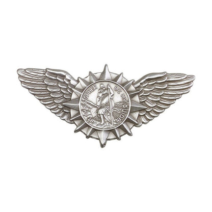 St. Christopher / Wings Visor Clip