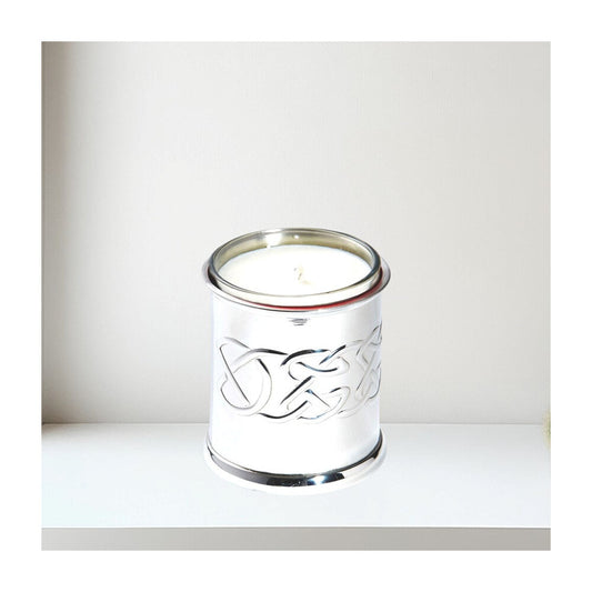 Pewter Embossed Celtic Candle Votive
