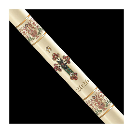 51% Beeswax Coronation Paschal Candle