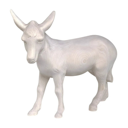 Standing Donkey in Maple Wood