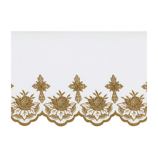 Gold Metallic Embroidered Altar Cloth - Design BV1108MG
