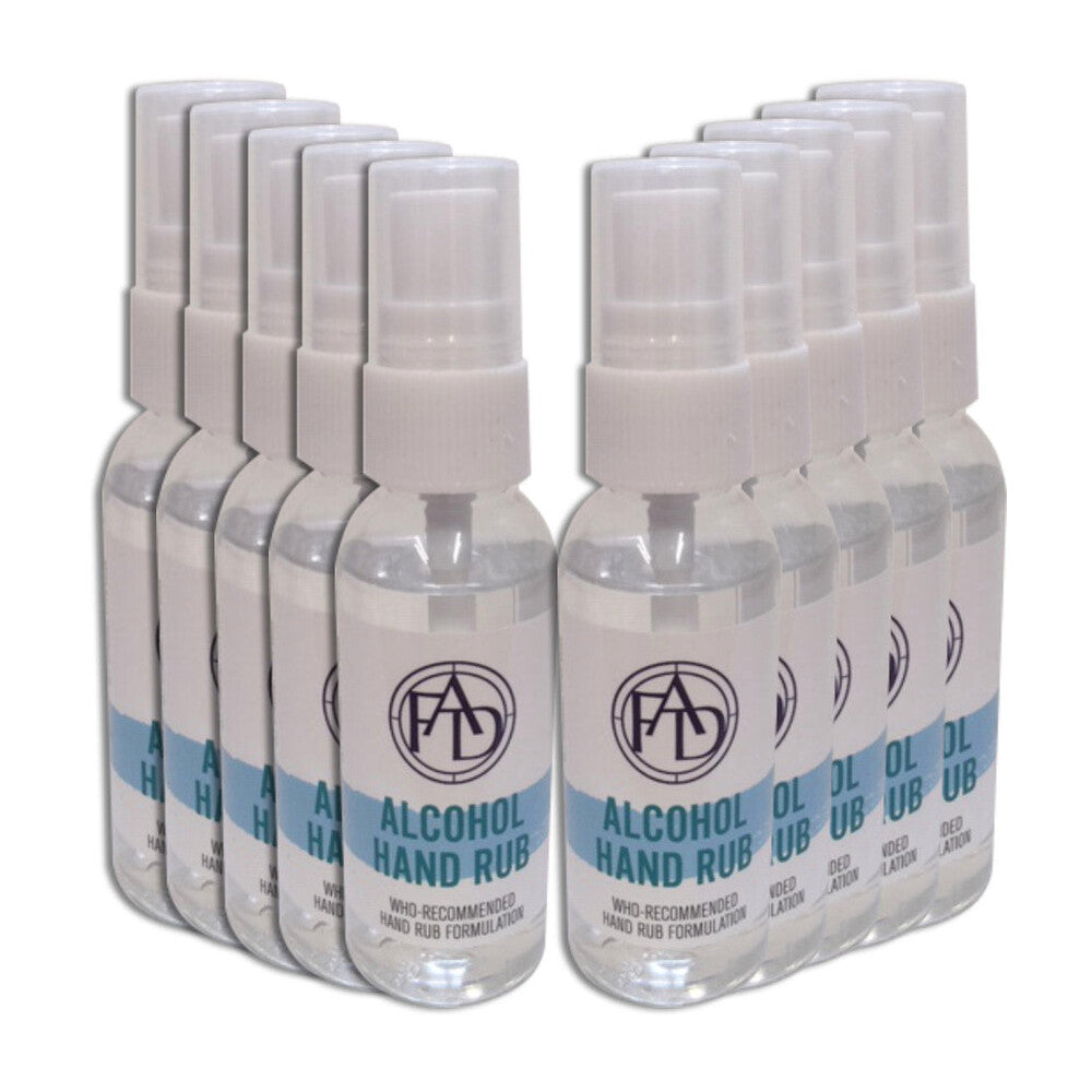 50ml 80% Alcohol Hand Rub Sanitiser Spray Bottle