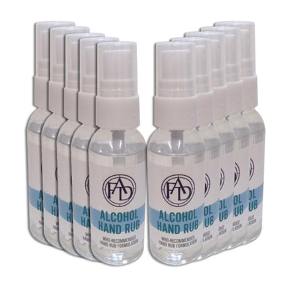 50ml 80% Alcohol Hand Rub Sanitiser Spray Bottle