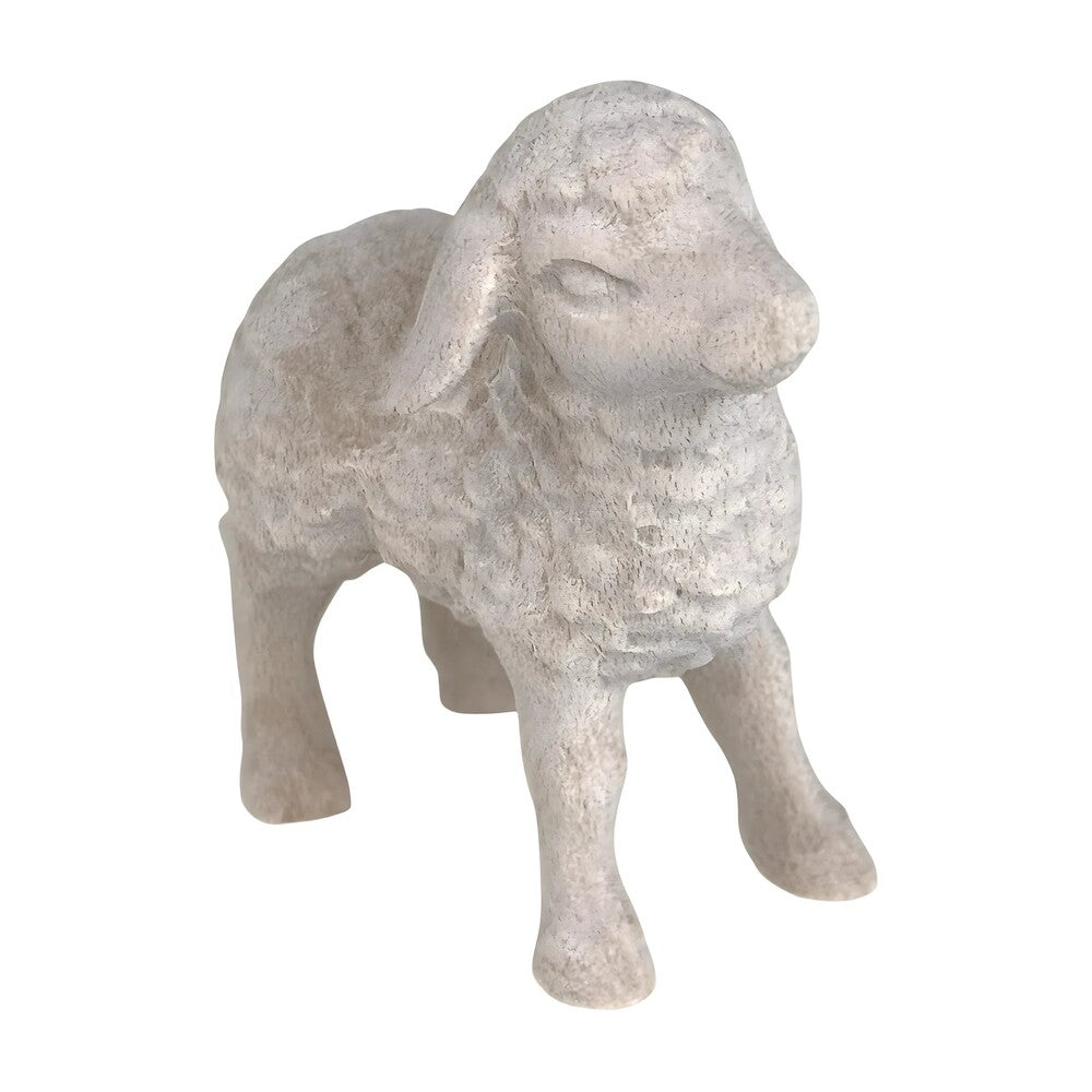 Standing Lamb in Maple Wood