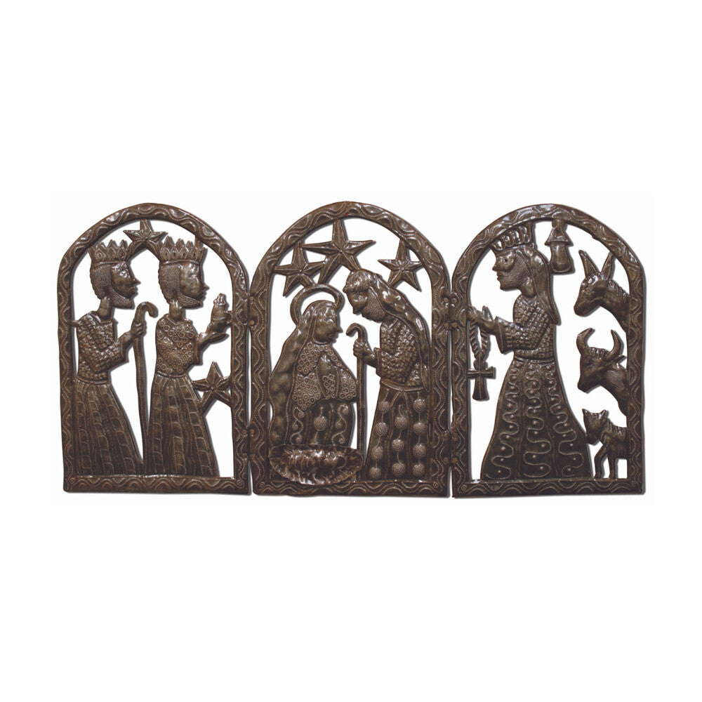 Triptych Nativity Wall Art