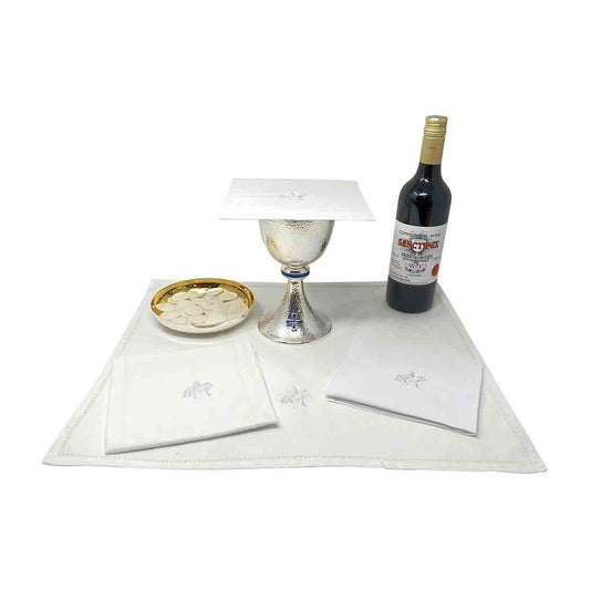 100% Cotton Mass Linens with Wheat & Grapes Embroidery