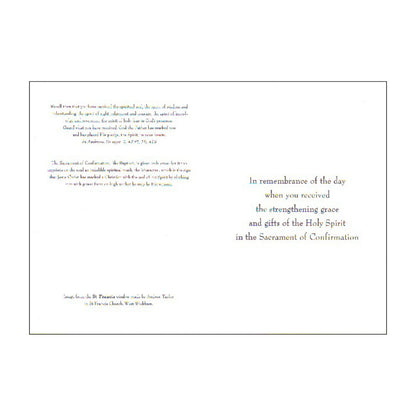 5 7/8” High Confirmation Card, DVCOND