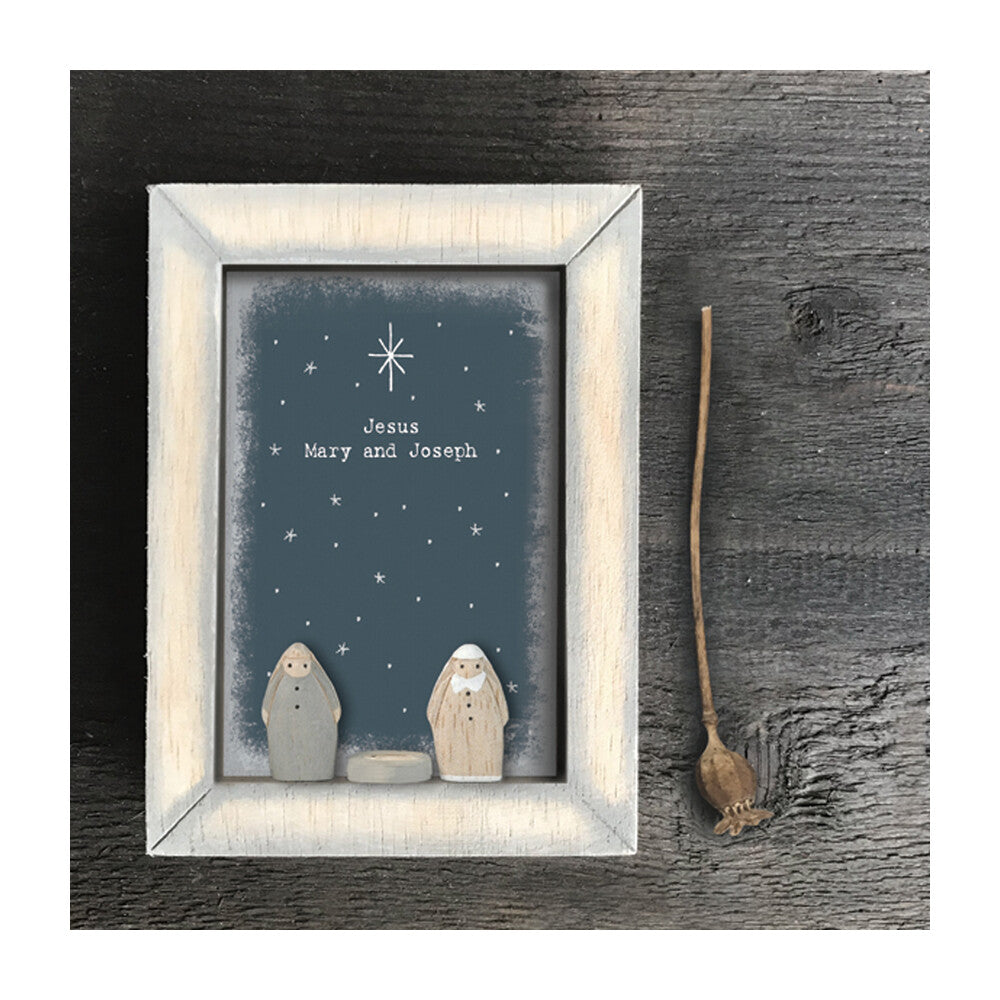 Box Frame - Jesus, Mary & Joseph