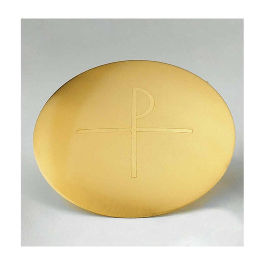 5 3/4" Diameter Engraved Brass Scale Paten DES567A