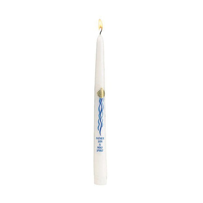 Baptismal Candle, Baptism Candle, Shell