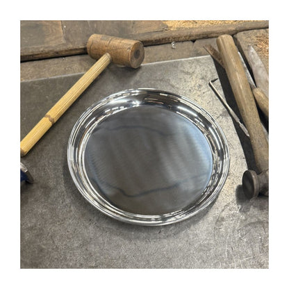 Large 300mm Round Pewter Tray