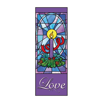 Celebrate Advent Candle Series Banners - 4 Piece Set