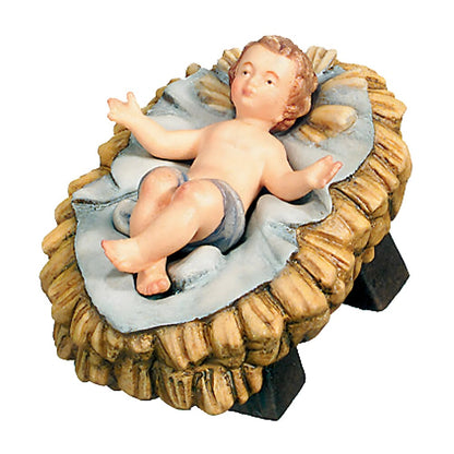 Baby Jesus with Crib - Maple Wood