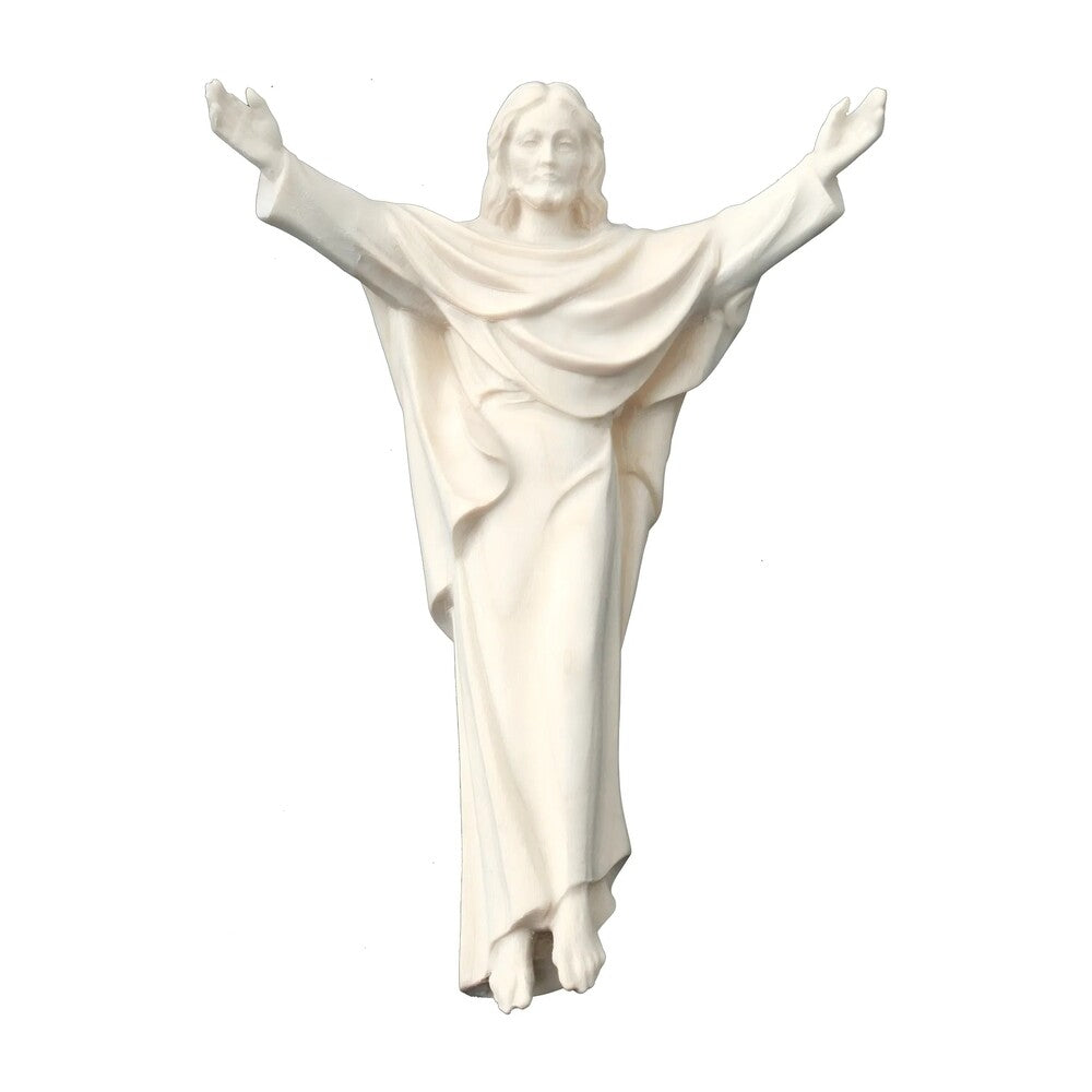 Sculpture of Jesus Christ the Risen King in Val Gardena wood