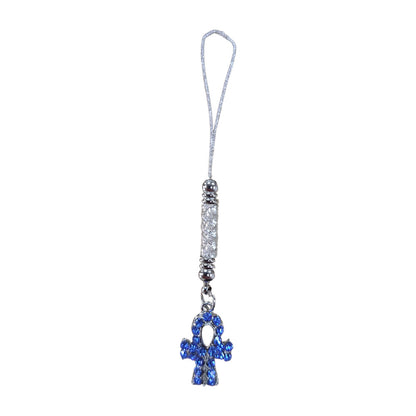 Blue Ankh Cross Mobile Phone Accessory