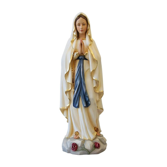 Lourdes Madonna Statue: Work of Faith and Sacred Handicraft Val Gardena