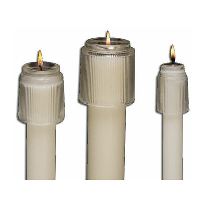 Heat Resistant Glass Candle Caps from Cathedral Candles